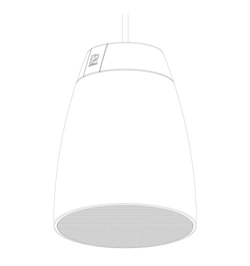 Audac ALTI4 - dwudrożny głośnik wiszący 4"