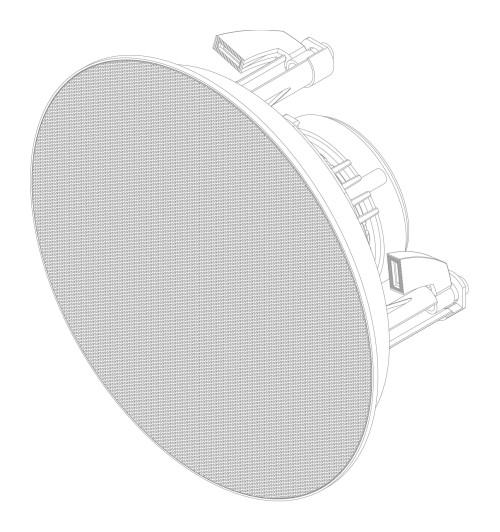 Audac CELO6 - głośnik sufitowy klasy High-end 60W 8 Ohm