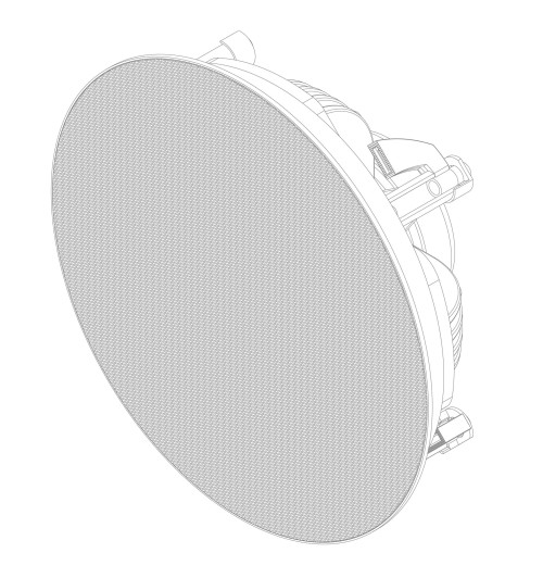 Audac CELO8 - głośnik sufitowy klasy High-end 80W 8 Ohm