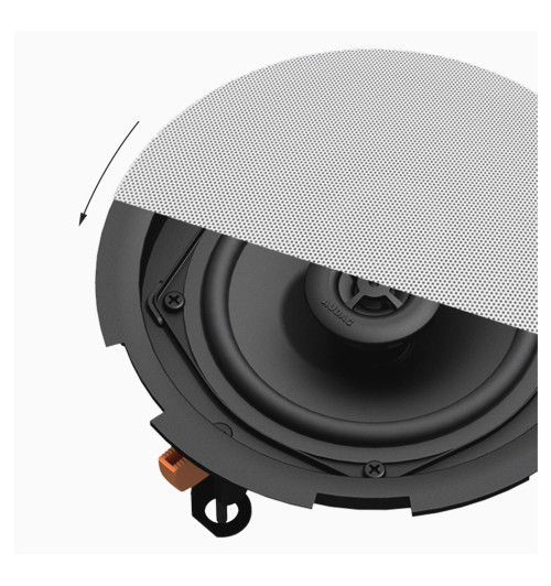 Audac CIRA530D/W - dwudrożny głośnik sufitowy 16 Ohm