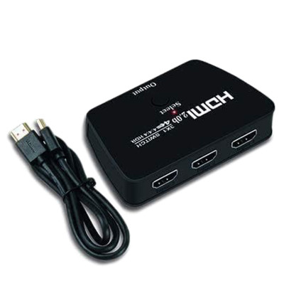 Przełącznik Switch HDMI 2.0 3x1 4K - WireWay WW411019