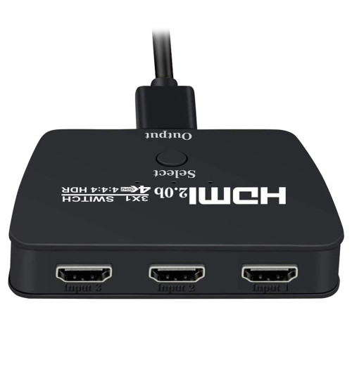 Przełącznik Switch HDMI 2.0 3x1 4K - WireWay WW411019