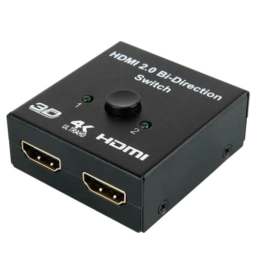 Dwukierunkowy przełącznik / switch HDMI 2.0 2x1 4K - WireWay WW411026