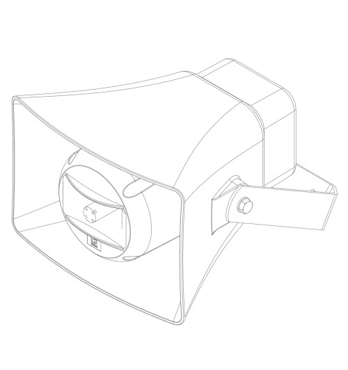 Audac CHA530 - dwudrożny głośnik tubowy