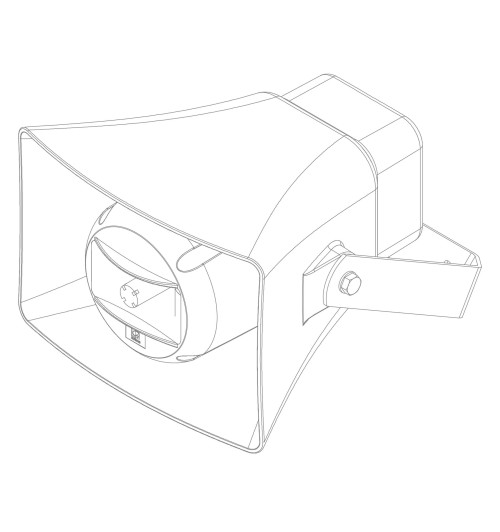 Audac CHA660 - dwudrożny głośnik tubowy