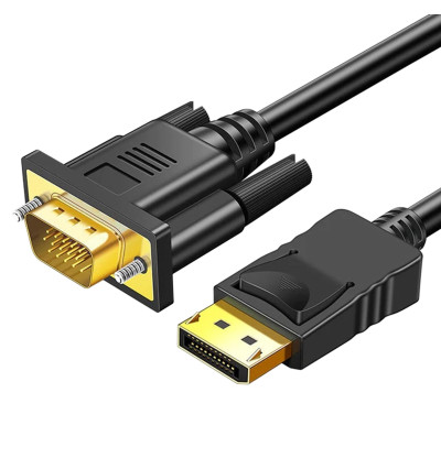 Konwerter DisplayPort do VGA Full HD - WireWay WW331473