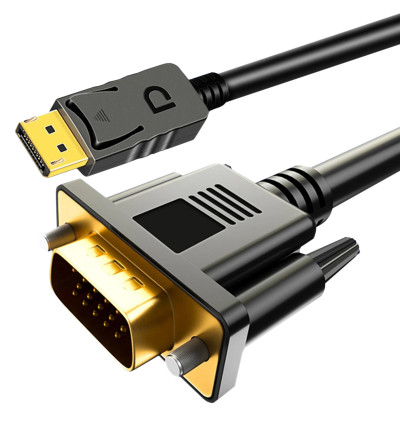 Konwerter DisplayPort do VGA Full HD - WireWay WW331473