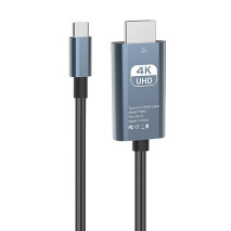 Przewód MHL USB 3.1 typ C do HDMI 4K - WireWay WW410213 - 1,8m