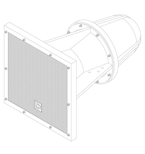 Audac HS212MK2 - pełnozakresowy głośnik tubowy