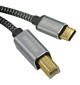 Kabel USB-B do USB-C z oplotem - WireWay WW332105 - 5m