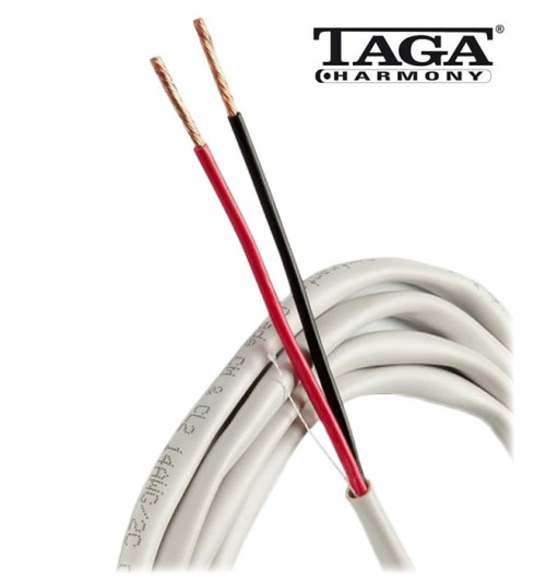 Kabel głośnikowy Taga Harmony TCL-214W - 2x 2mm / 1 m.b