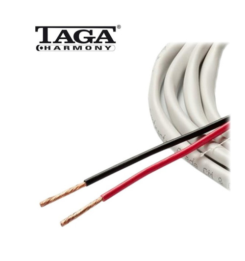 Kabel głośnikowy Taga Harmony TCL-214W - 2x 2mm / 1 m.b