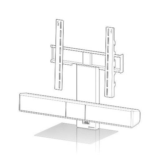 Sonorous Soundbar Fixed - Uchwyt na soundbar do stolików z serii PL i MD