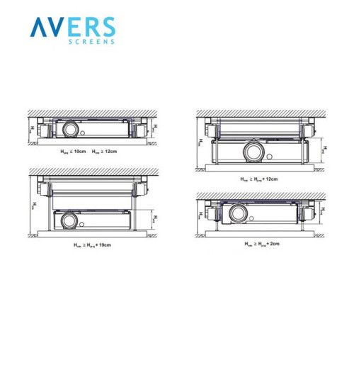 Winda sufitowa do projektora AVERS SimLift