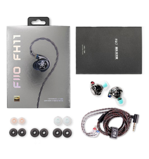 FiiO FH11 - hybrydowe monitory douszne z przetwornikiem DD + BA