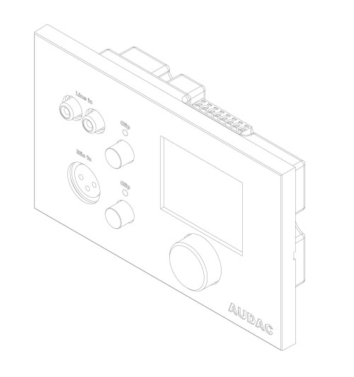 Audac DW5066 - inteligentny panel kontrolny
