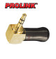 Kątowy wtyk Stereo mini-jack 3.5mm Prolink TPJ-0359