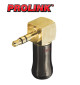 Kątowy wtyk Stereo mini-jack 3.5mm Prolink TPJ-0359