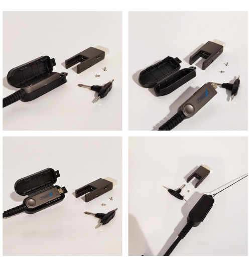 PureLink FiberX FXI352 - Kabel światłowodowy z rozłączną wtyczką HDMI / Micro HDMI 4K 18Gbps