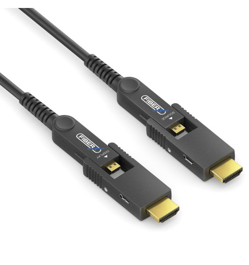 PureLink FiberX FXI352 - Kabel światłowodowy z rozłączną wtyczką HDMI / Micro HDMI 4K 18Gbps