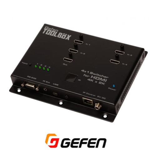 Switch HDMI 4K UHD (4xIN - 1xOUT) Gefen GTB-HD4K2K-441-BLK