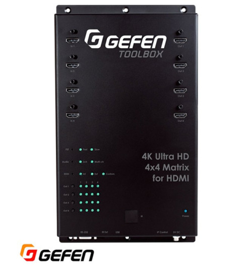 Switch HDMI 4K UHD (4xIN - 4xOUT) Gefen GTB-HD4K2K-444-BLK