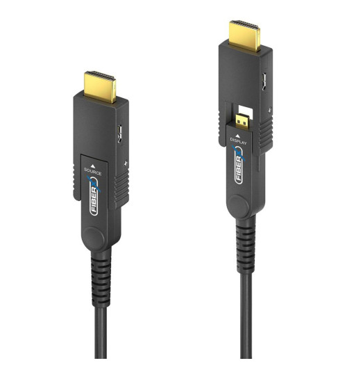 PureLink FiberX FXI352 - Kabel światłowodowy z rozłączną wtyczką HDMI / Micro HDMI 4K 18Gbps