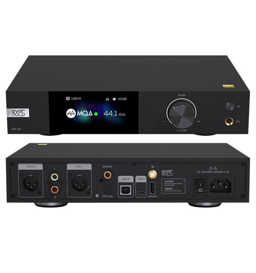 EverSolo DAC-Z8 - Przetwornik cyfrowo-analogowy DAC / wzmacniacz słuchawkowy z MQA i Bluetooth 5.0