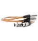 Melodika BS2X Brown Sugar - Kabel interkonekt 2 x XLR - 2 x XLR