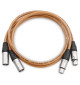 Melodika BS2X Brown Sugar - Kabel interkonekt 2 x XLR - 2 x XLR
