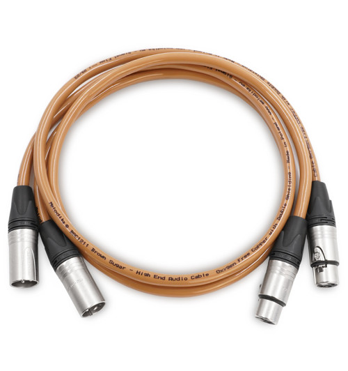 Melodika BS2X Brown Sugar - Kabel interkonekt 2 x XLR - 2 x XLR