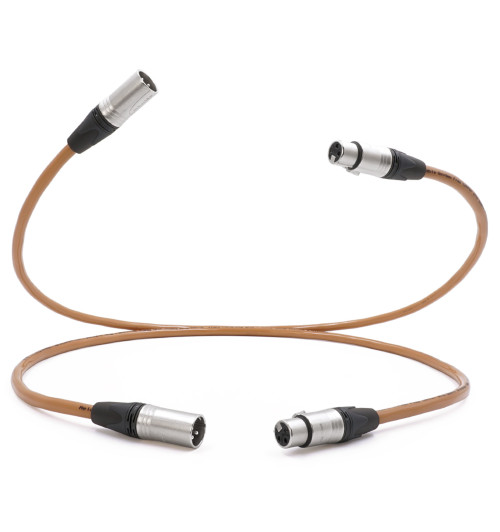 Melodika BS2X Brown Sugar - Kabel interkonekt 2 x XLR - 2 x XLR