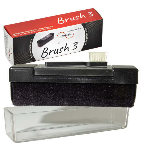 Analogis Velvet Brush 3 - Aksamitna szczoteczka do czyszczenia płyt winylowych