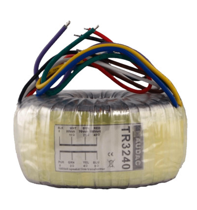 Audac TR3240 - toroidalny transformator liniowy audio 240W 100V
