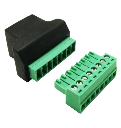 Audac CTA845 - adapter RJ45 do 8-pin Euro terminal block
