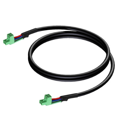 Audac CLA530 - kabel głośnikowy z 2-pinowymi złączami terminal block
