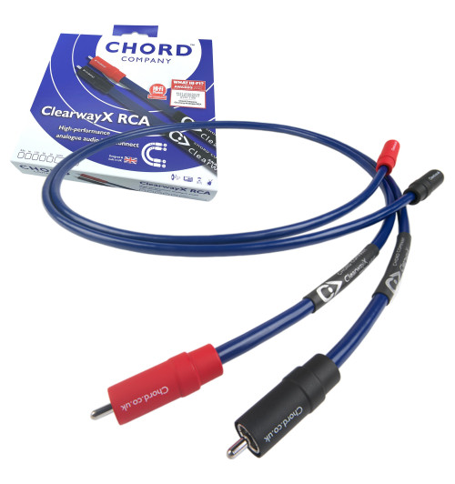 Chord Clearway X Analogue RCA - Kabel interkonekt audio 2 RCA - 2 RCA (Cinch) - 0.5m