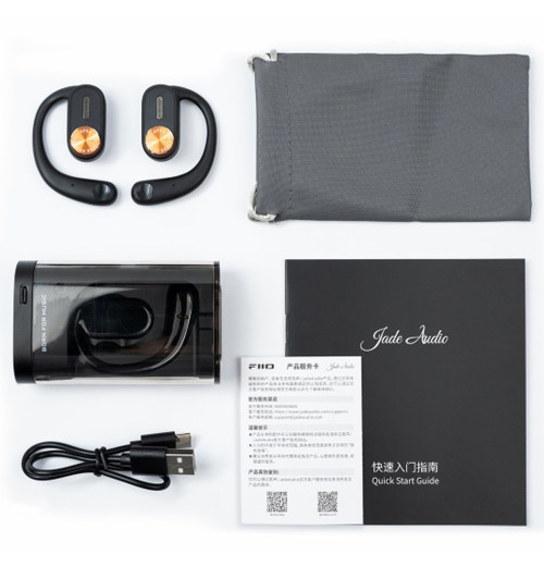 FiiO x JadeAudio JW1 - Otwarte słuchawki bezprzewodowe TWS Bluetooth 5.3