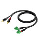 Audac CLA832 - kabel sygnałowy 2x terminal block-2x RCA