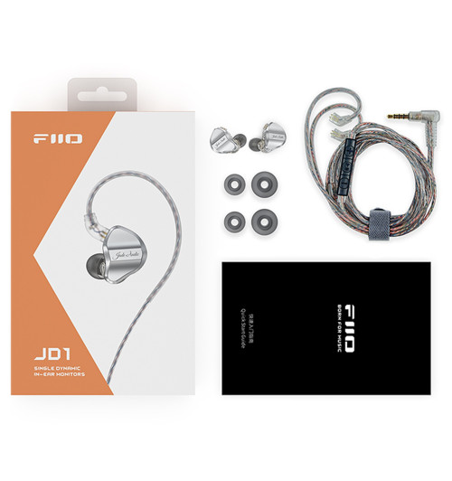 FiiO x JadeAudio JD1 - Słuchawki dokanałowe dynamiczne IEM Hi-Res