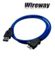 Kabel USB 3.0 typu A - micro B Wireway WW00344 - 2m