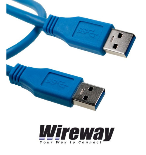 Kabel USB 3.0 typu A Wireway WW331301 - 1.8m
