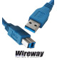 Kabel USB 3.0 typu A-B Wireway WW331401 - 1.8m