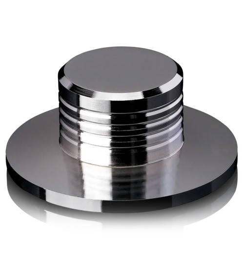 Lenco TTA-076SI - Chromowany stabilizator / docisk do płyty winylowej