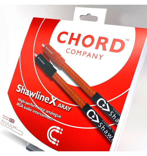 Chord ShawlineX ARAY Analogue RCA - Kabel interkonekt stereo RCA 0,5m