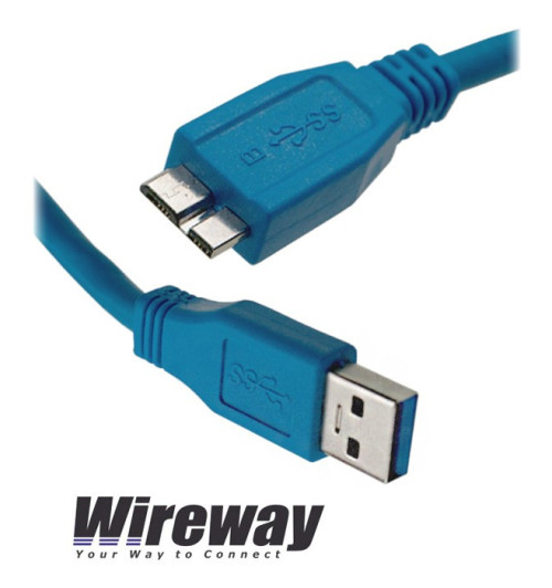 Kabel USB 3.0 typu A - micro B Wireway WW331201 - 1.8m