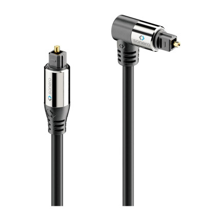Sonero SOC110-xxx - kabel optyczny audio Toslink kątowy