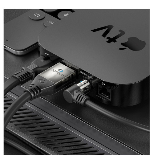 Sonero SOC110-xxx - kabel optyczny audio Toslink kątowy