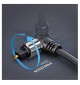 Sonero SOC110-xxx - kabel optyczny audio Toslink kątowy