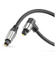 Sonero SOC110-xxx - kabel optyczny audio Toslink kątowy
